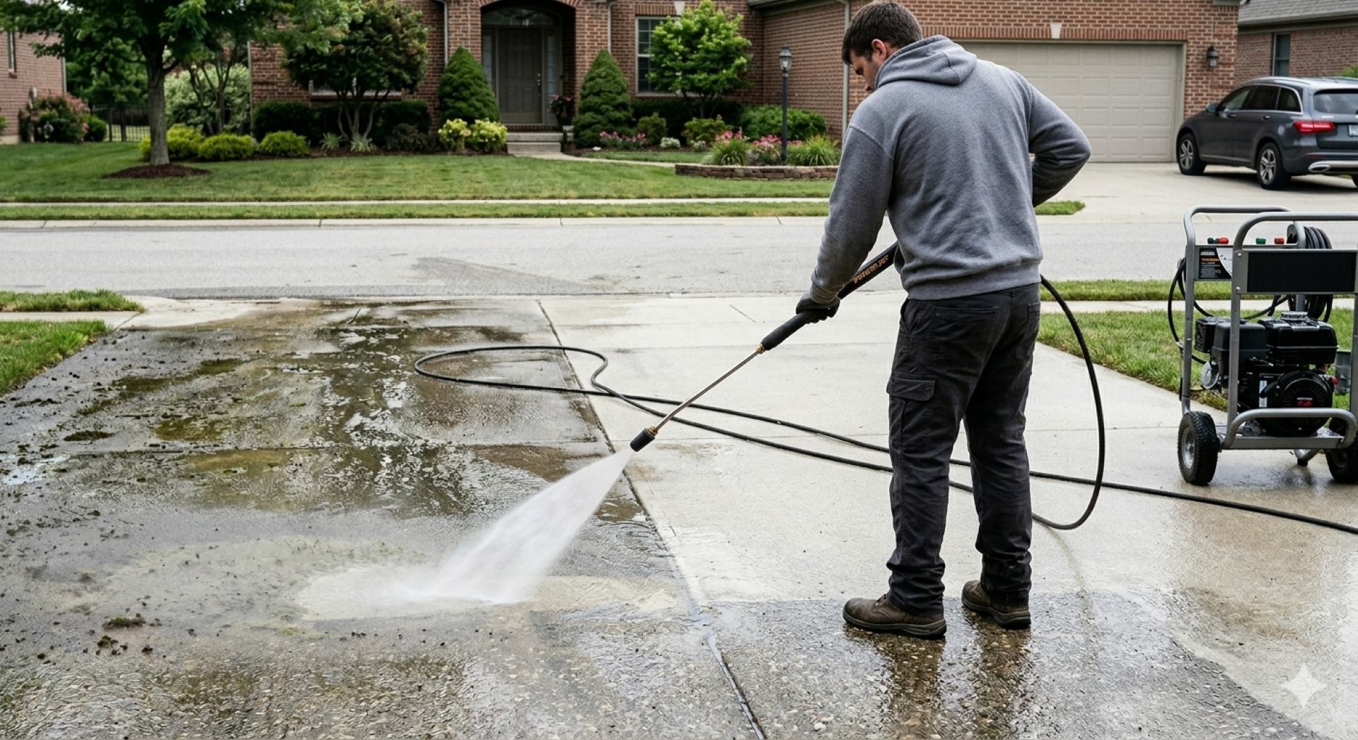 Pressure cleaning results Gold Coast